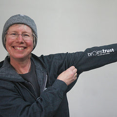 Grey Logo Zip Up Hoodie