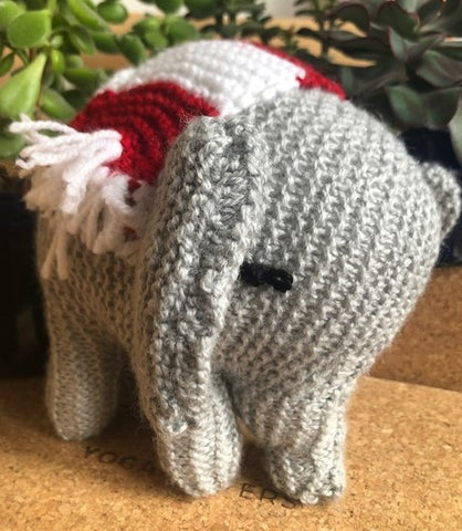 Knitted Elephant - Alfred