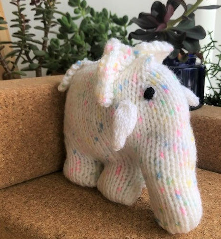 Knitted Elephant - Wyatt